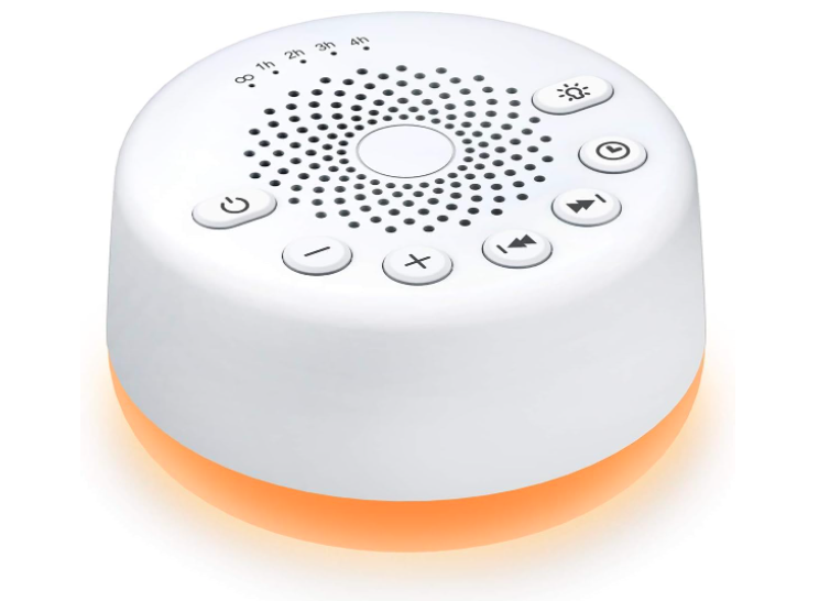 Easysleep Sound White Noise Machine, to help sleep through noise and light